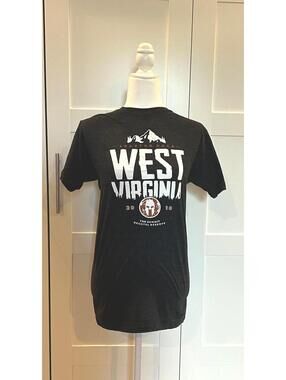 New Unisex Official Spartan Mud Race West Virginia T-Shirt Size Small